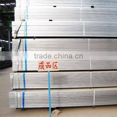 100*250*5.5 steel galvanized pipes for exporting market
