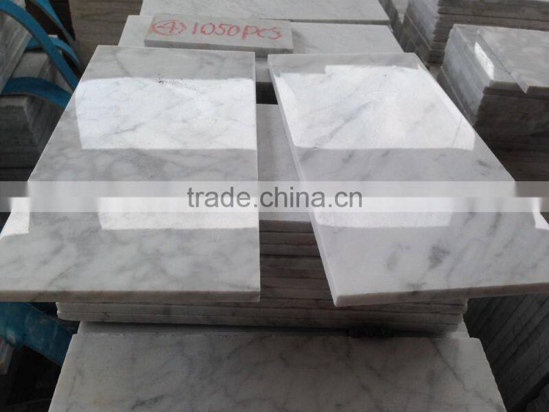 Competitive price carara white marble slab tile