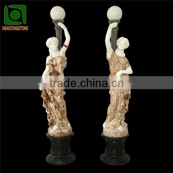 Marble Garden Lamps and Lanterns Statues