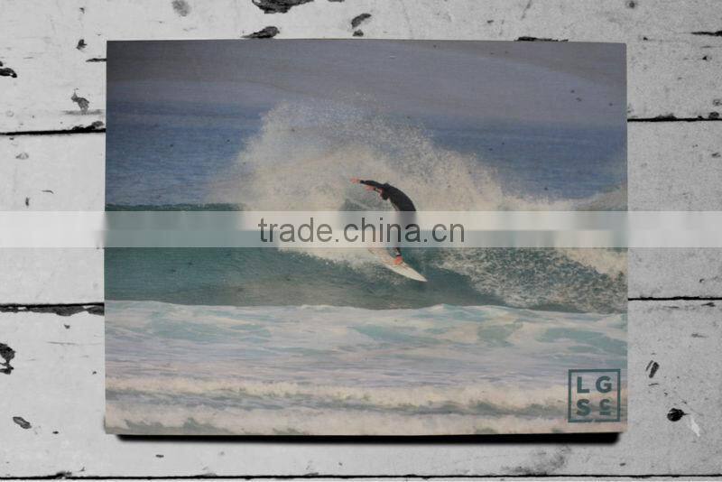 Personalized Wooden Painting UV printing on wood Wooden Poster Card for Home Decoration