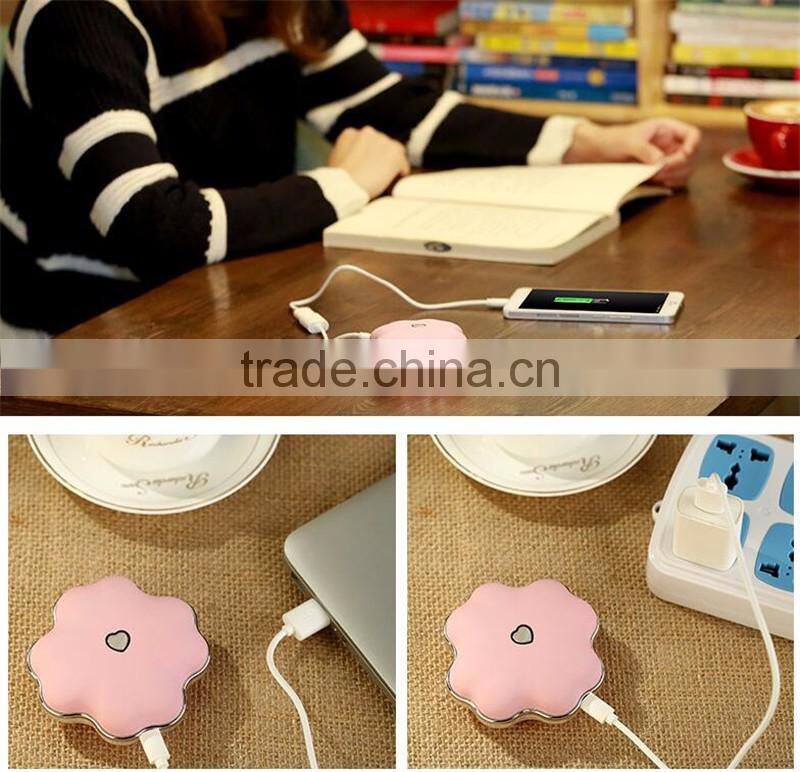 New USB Hand Po Clover Mini Challenge Po mobile power Security polymer rechargeable treasure