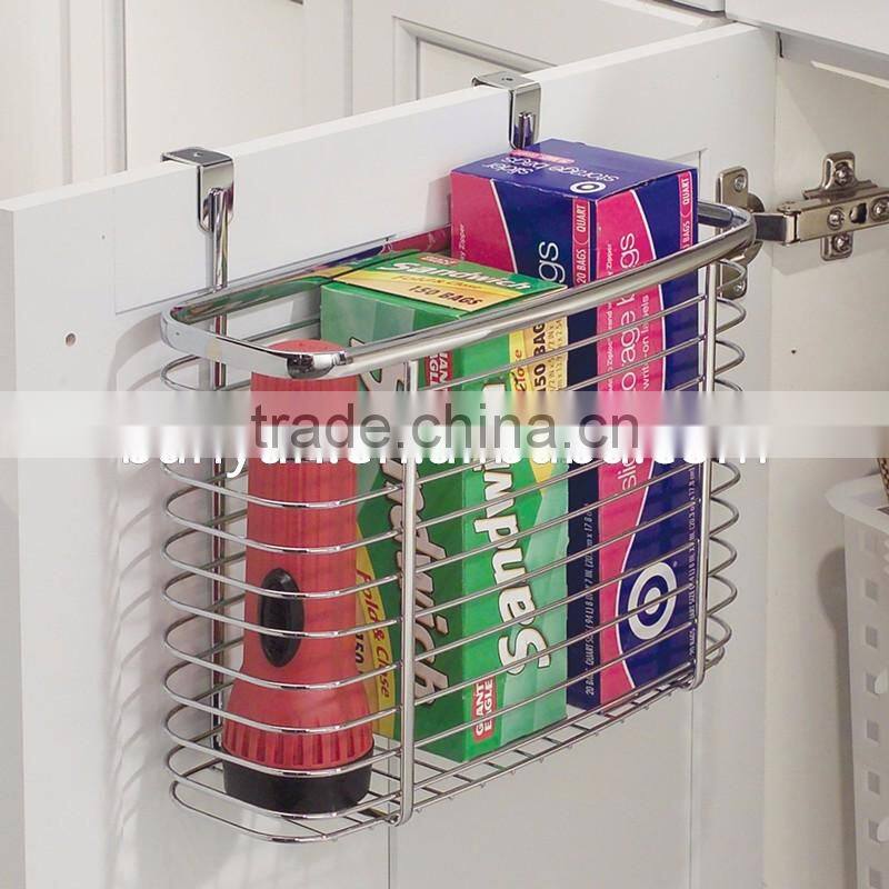 Factory Wholesale Over-the-Cabinet Kitchen Storage Organizer Basket