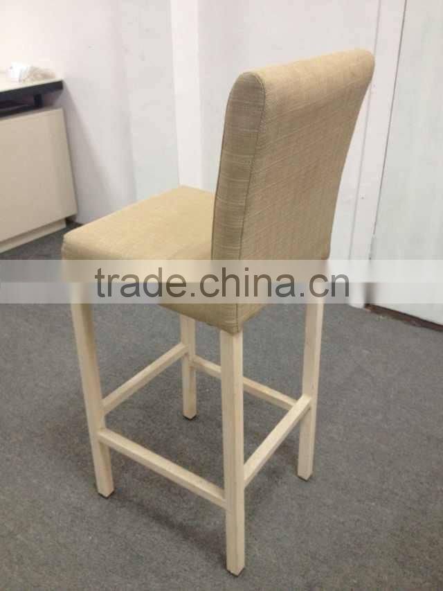 cheap price High legs bar imitation wooden chair