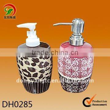 Customized logo bulk glazed small ceramic perfume liquid bottle atomized working Refillable