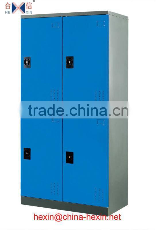 New direct factory price steel clothes wardrobe with 4 doors