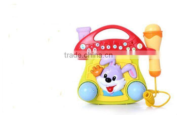 Stock supply fashion plastic portable jukebox toys small order