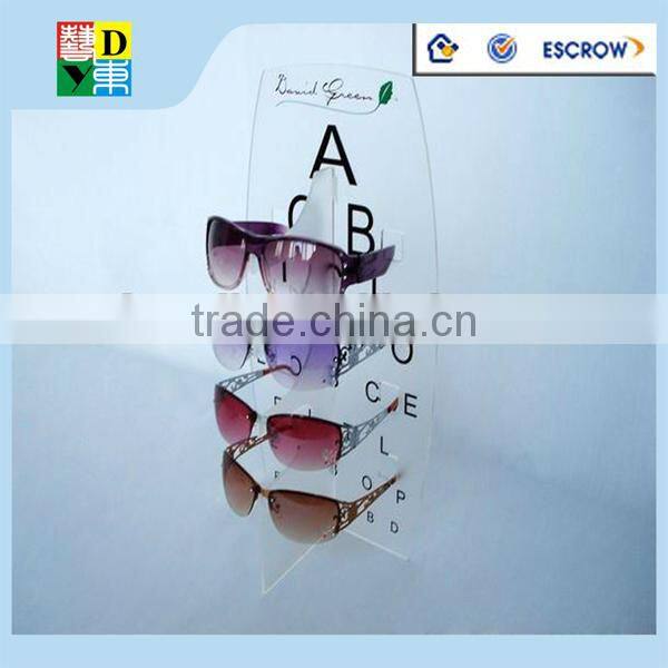 2015modern design Acrylic Sunglasses rack for Shop/cheap acrylic big sunglass display with high quality wholesale price China