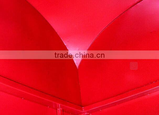 Botou Hengsheng 2015 powder coated red steel metal antique London telephone booth