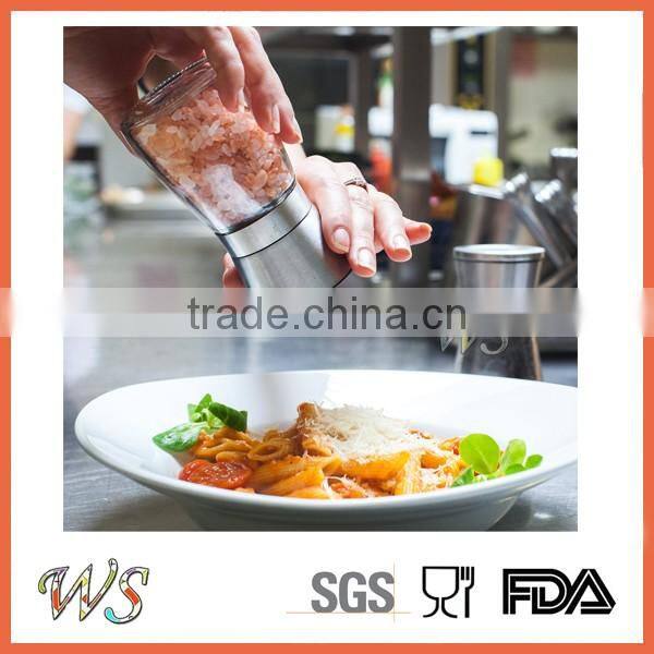 WS-PP12 Premium Salt and Pepper Grinder Set (set of 2) with FREE Salt and Pepper Shakers (set of 2)