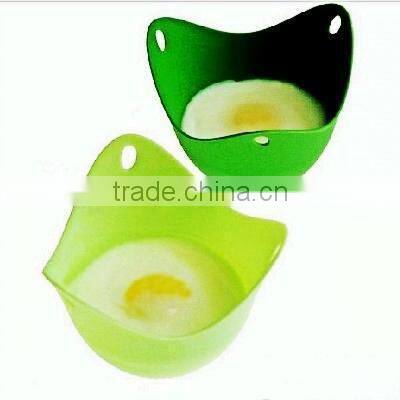 Diiferent pattern single cup 100% food grade silicone egg cooker