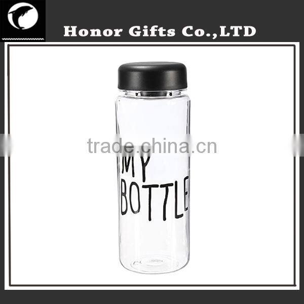 Hot Cheap Promotional Gifts Private Label Clear Plastic Water Bottle