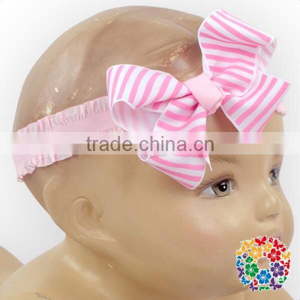 Accessory Set Girls Gift Box Packing Heaband 3Pcs Pink Nylon Headbands