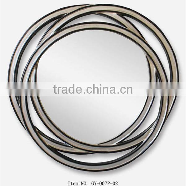 Antique silver resin Decorative wall mirror GY-187P-02