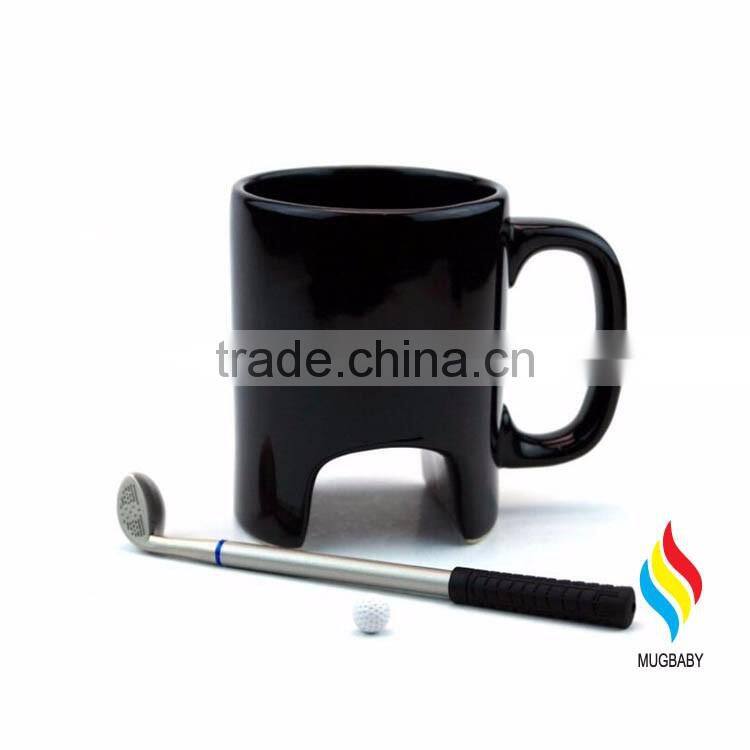 creative ceramic grenades shaped coffee mug with lid