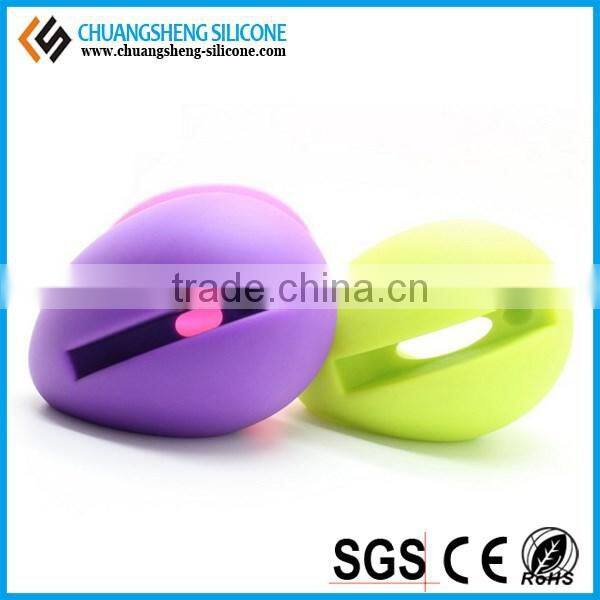 The most fashion candy color silicone phone louder speaker wireless accessory