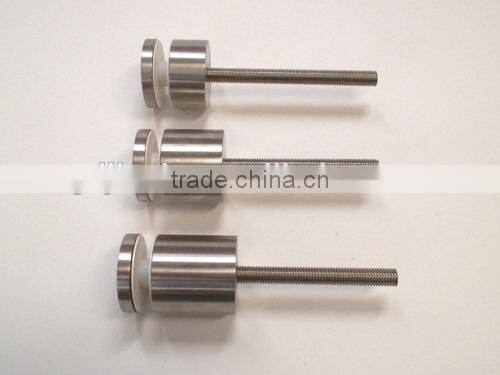 Jinxin interior estilo cristal escalera, barandilla de vidrio sin marco