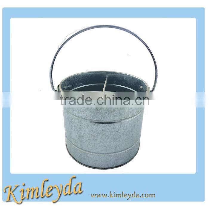 Round Galvanized beer carrier
