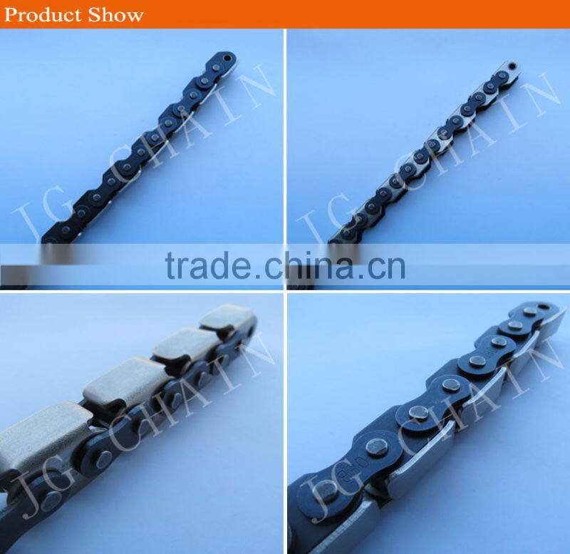 10B cranked link attachment roller chain