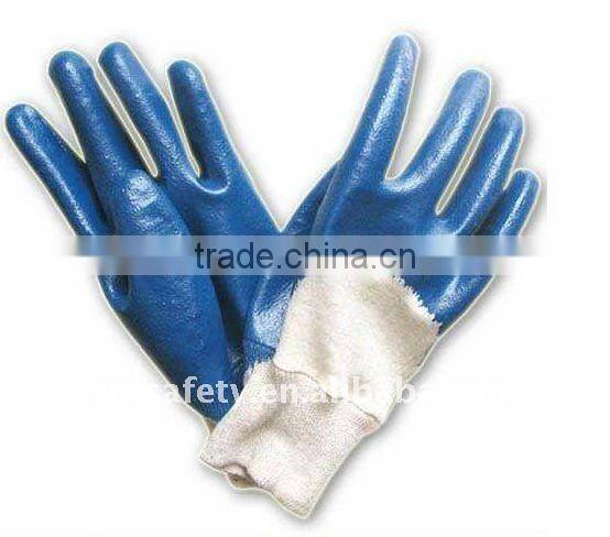 Industrial safety nitrile Coated working Gloves ZM726-H