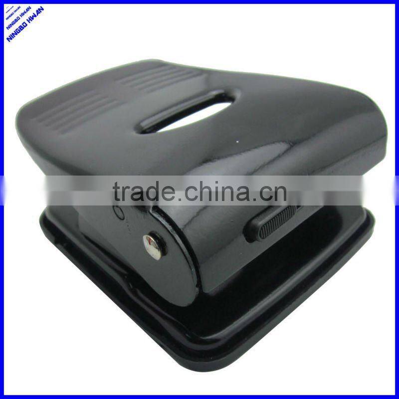 2015 new design 2 hole heavy duty hole punch with lock
