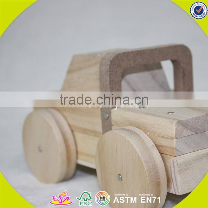 2017 new products educational wooden kids diy toy W03B051
