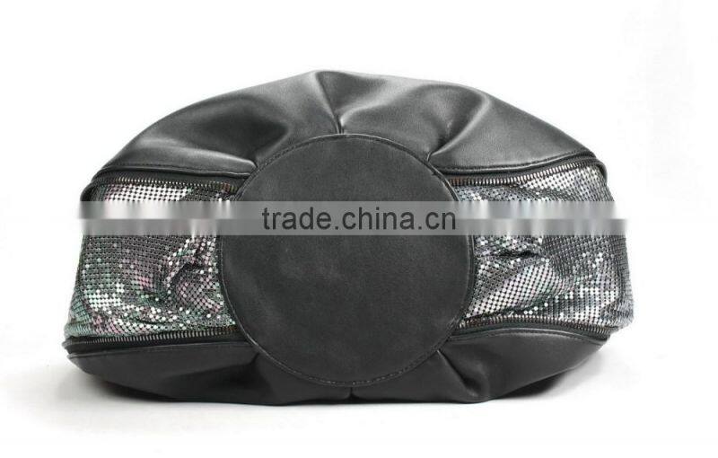 hot sale dumpling handbag cross body bag customzied metal mesh ladies bag