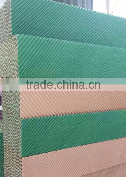 High quality greenhouse poultry 7090 honey comb evaporative cooling pad
