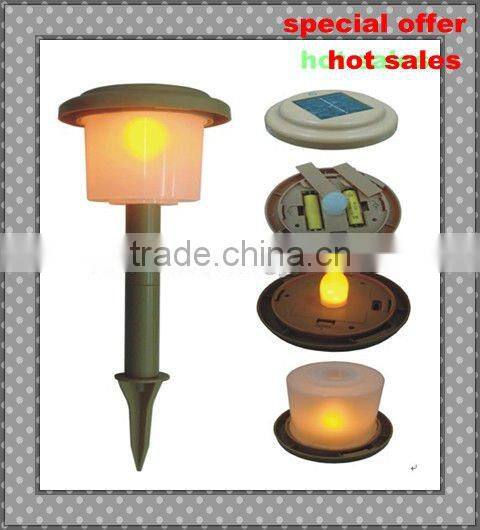 Outdoor solar lawn light