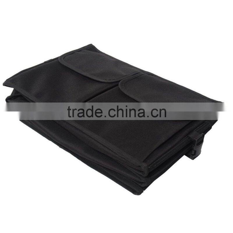 2015 Factory Collapsible Car Trunk Organizer,Car Folding Trunk Organizer Bag With Mesh Bag