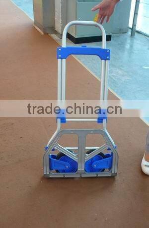 Aluminum light weight portable hand truck hand trolley
