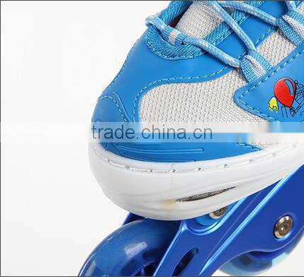 2017 new style high quality PU 4 wheels Adjustable roller skates,colorful inline skate