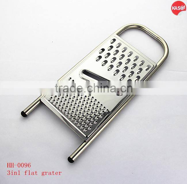 High quality stainless steel 3in1 flat grater HH0096