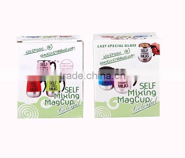 Automatic Battery Operated Stainless Steel Self Stirring Self Mixing & Spinning Cup