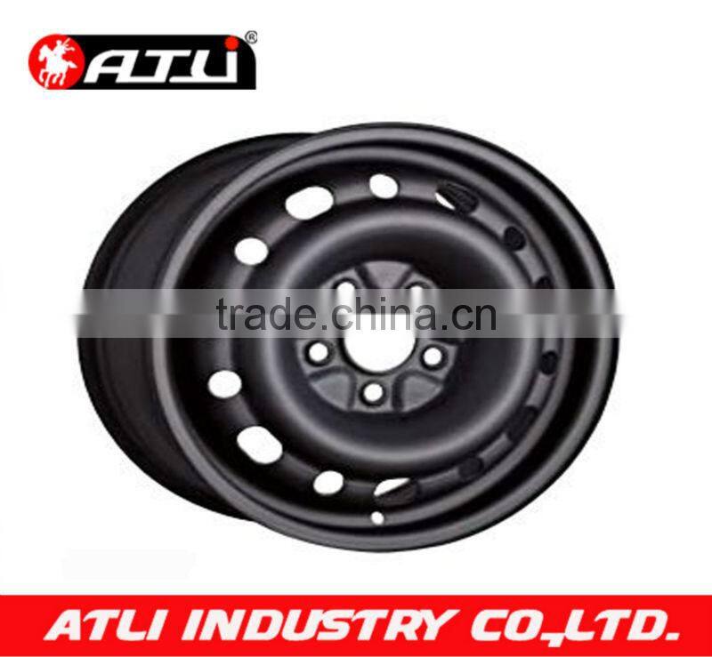 Steel car wheel