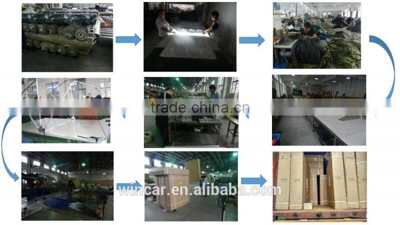 Quick Opened Camping Ground Tent With Canvas Material