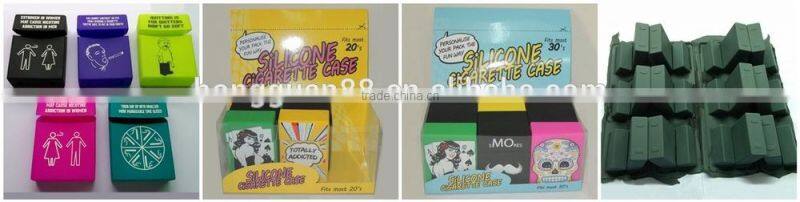 New arrival customized 20 pack silicone cigarette case with OEM service available