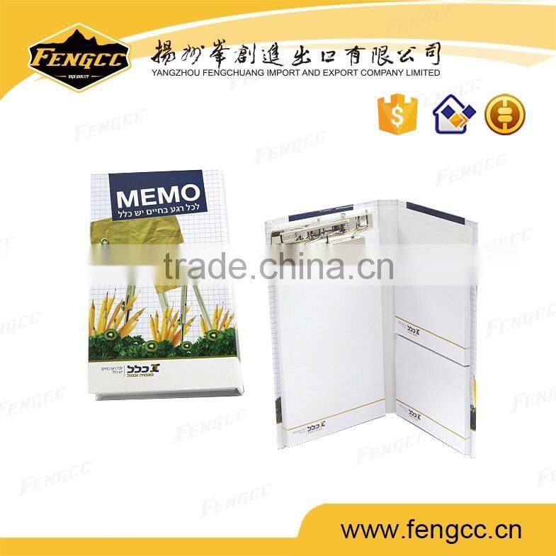 High fashion cheap 3 folded sticky wirebound /pp spiral notebook with cardboard cover for school