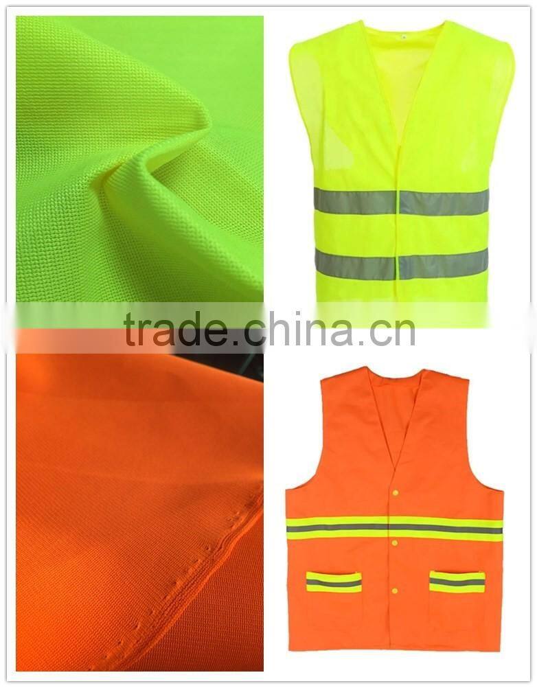 Manufacturer Polyester high visibility safety reflective vest