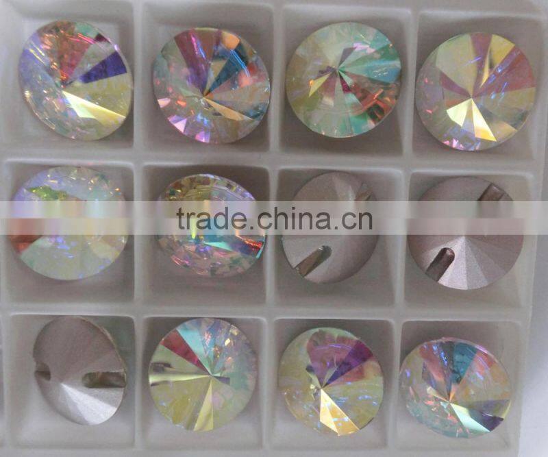 crystal button for sofa shoe upholstery decorative glass crystal button