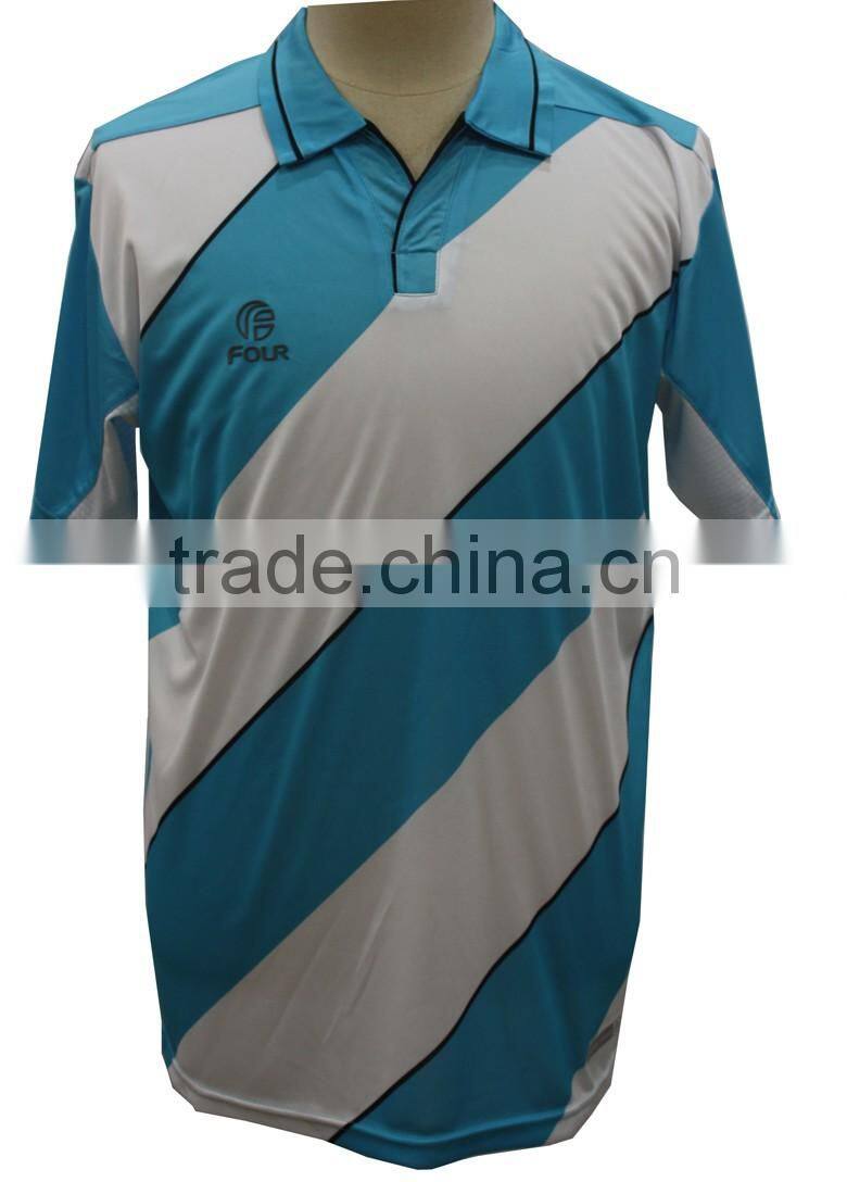 Custom design sublimated polo t-shirt 2016 year