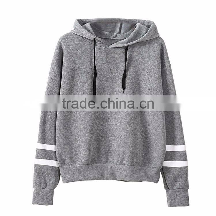 2017 oem china wholesale without hooded pollover lines sweatshirt/hoodies made in china