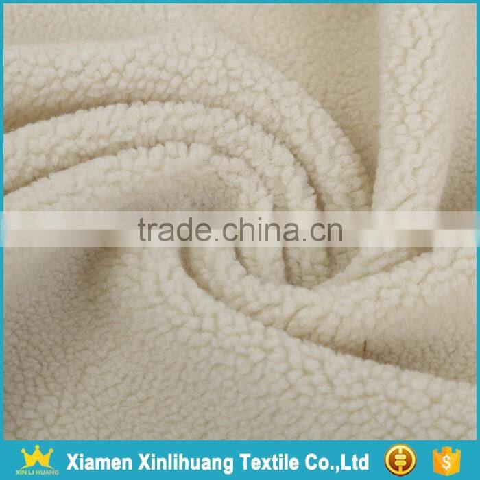 China Manufacturer Knitted 100% Polyester Sherpa Fabric for Sale