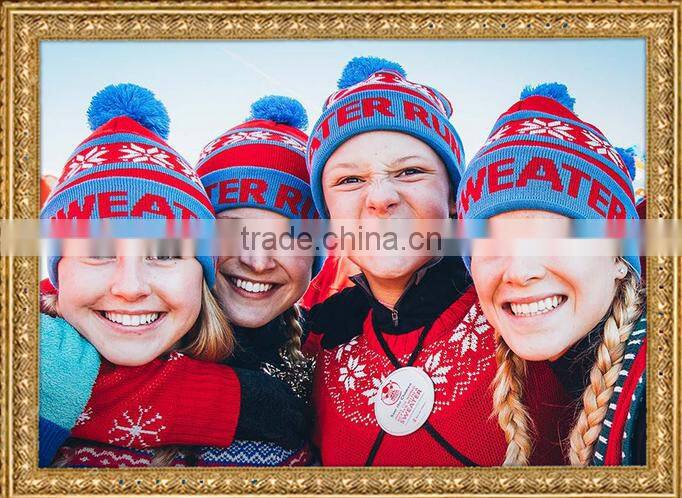 Custom ugly christmas sweater run sweater manufacturer