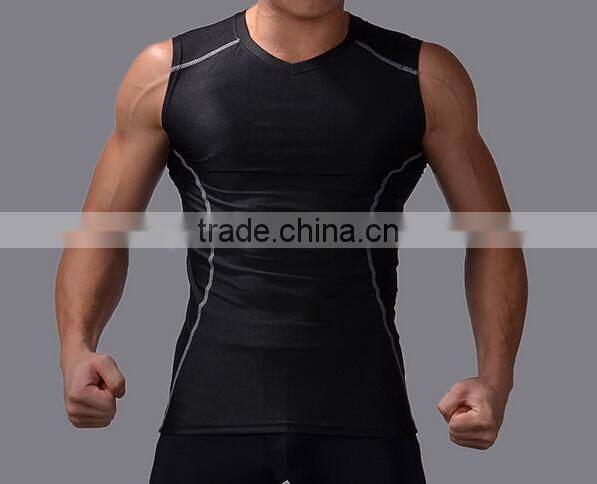 high quality brand new men's fitness t shirt, dri fit fabric