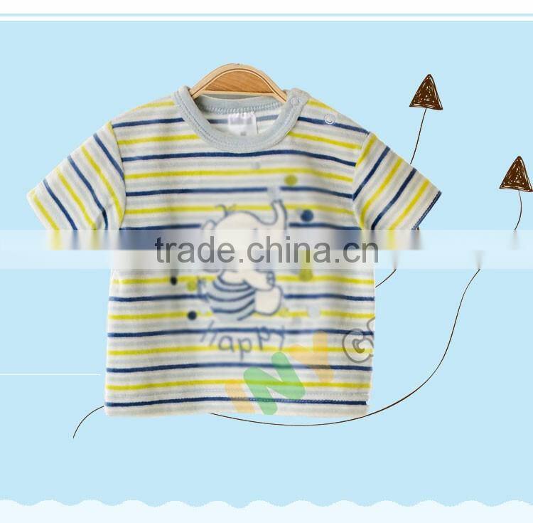 Cotton Kids T Shirt Striped Baby Boys T Shirt