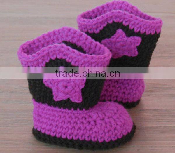 most popular hand crochet free knitting pattern baby shoes