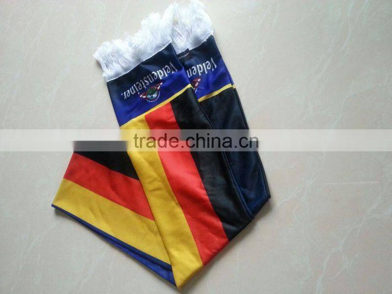 fan satin soccer scarf