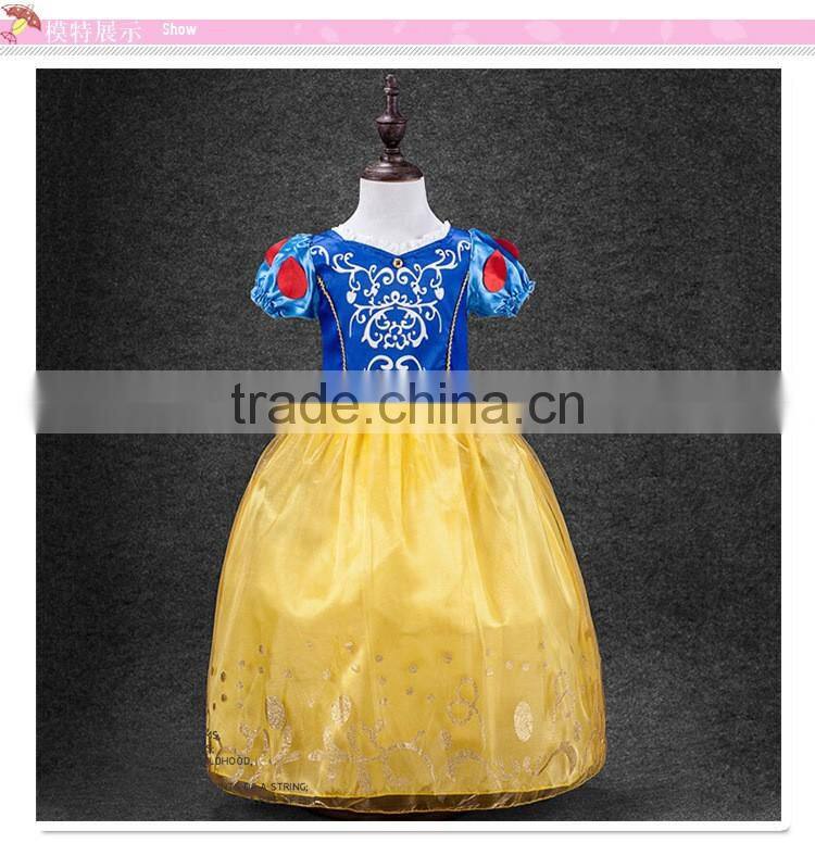 New Model Summer Girl Dress Lace Dress With Flower Baby Dress Kids Clothes