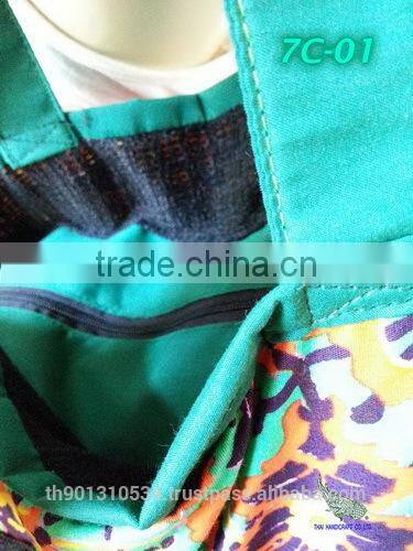 Cotton screen printed tote bag.