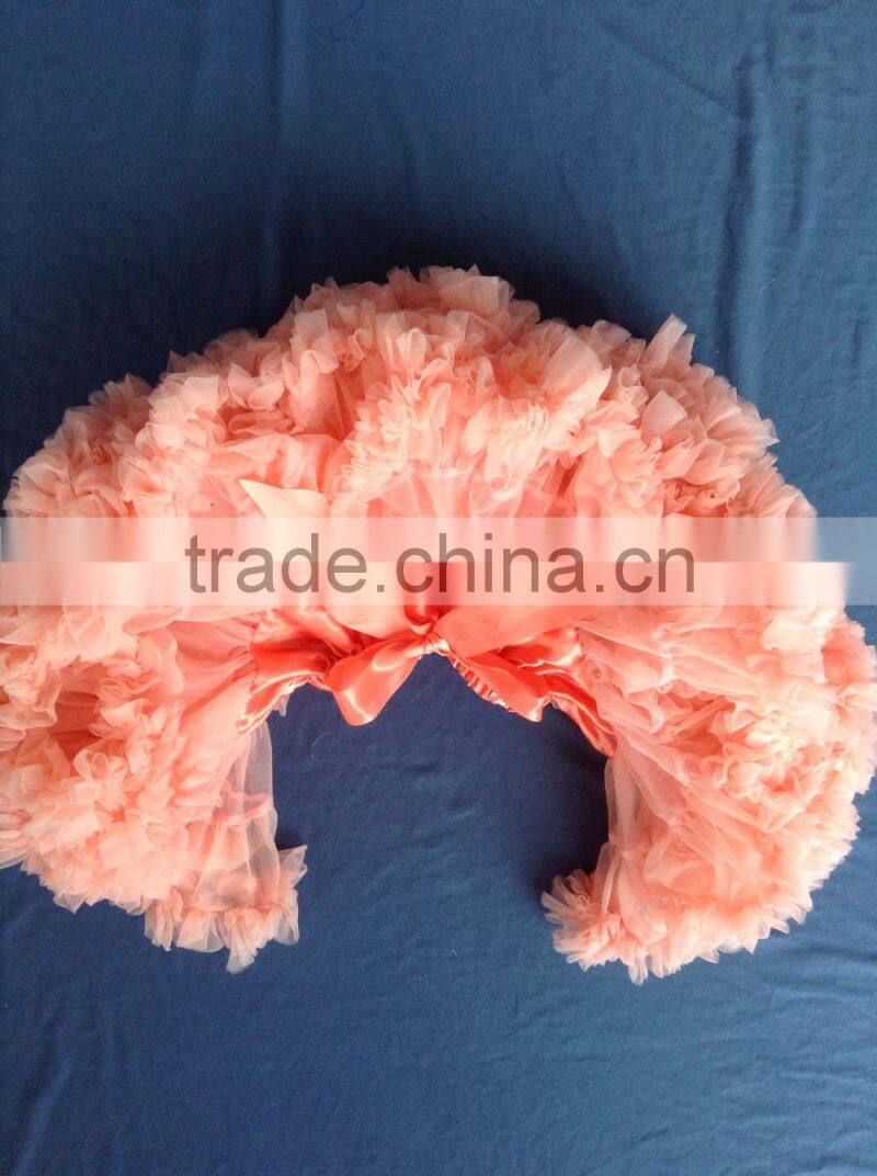 Pink Baby Girl Fluffy Satin Pettiskirts QL-67